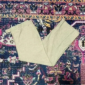 RALPH LAUREN Dress Pants 36 X 30 Brown‎ Tan Check Total Comfort Pleat Cuff Wool